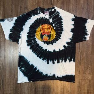 Flying Other Brothers Black and White Tie-Dye Men's Tee